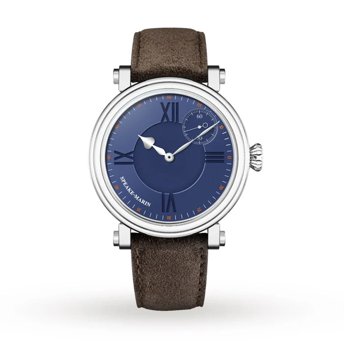 Speake-Marin Automatic 42mm Men’s Watch with Blue Material Dial, Titanium Case, 30m Water Resistant / 414212010