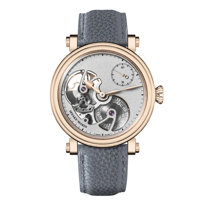 Speake-Marin Automatic 42mm Men’s Watch with Silver Material Dial, Gold Case, 30m Water Resistant / 423817440