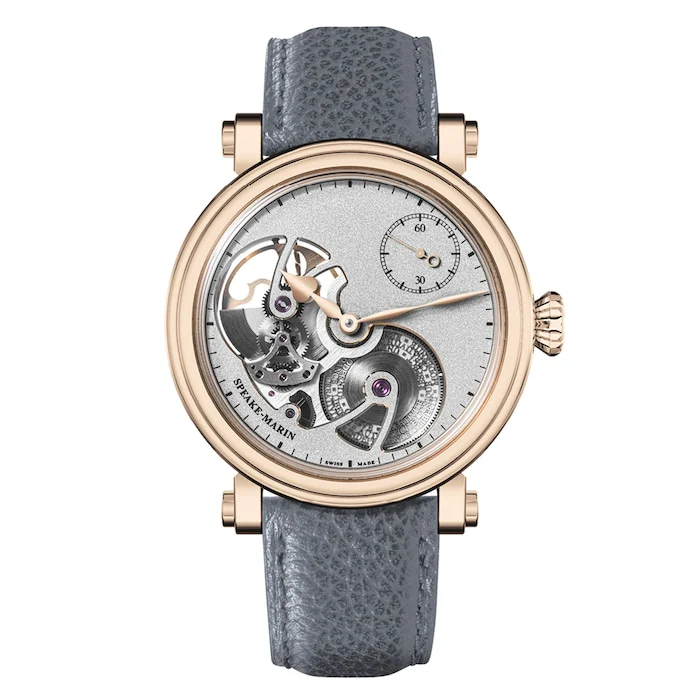 Speake-Marin Automatic 42mm Men’s Watch with Silver Material Dial, Gold Case, 30m Water Resistant / 424217440