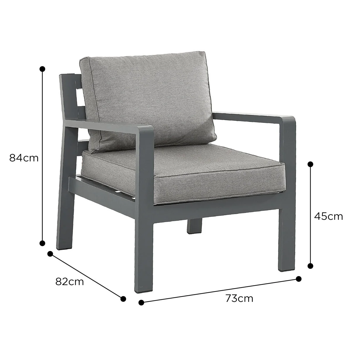 Stone Garden 4 Piece Deep Seating Corner Fire Patio Set in Grey - Image 3