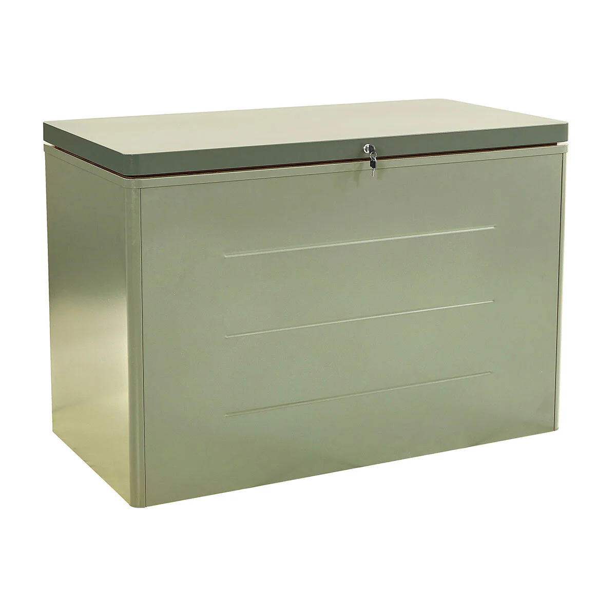 Stone Garden 4ft 2" x 2ft 2" (1.27 x 0.67m) 600 Litre Deck Box in Green - Image 4