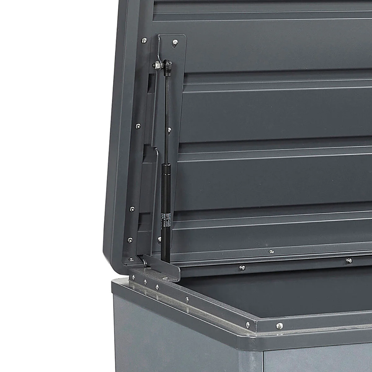 Stone Garden 4ft 2" x 2ft 2" (1.27 x 0.67m) 600 Litre Deck Box in Grey - Image 5