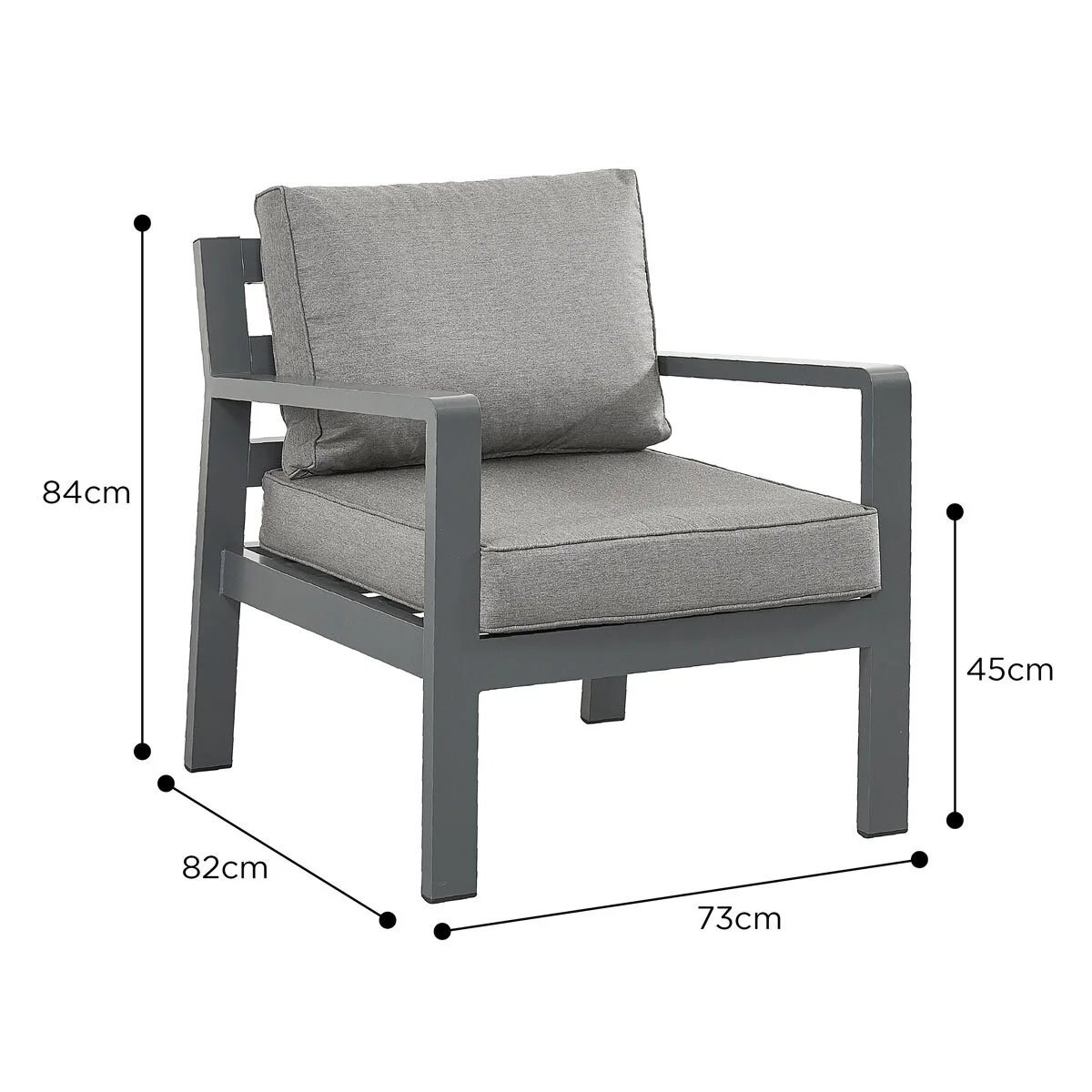 Stone Garden 5 Piece Deep Seating Fire Patio Set in Grey - Image 3