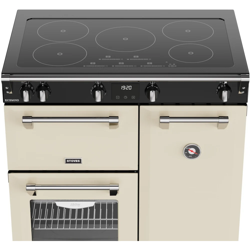 Stoves RCA RICH 90Ei TCH CRM 90cm Induction Range Cooker, Cream, A Rated - Image 2
