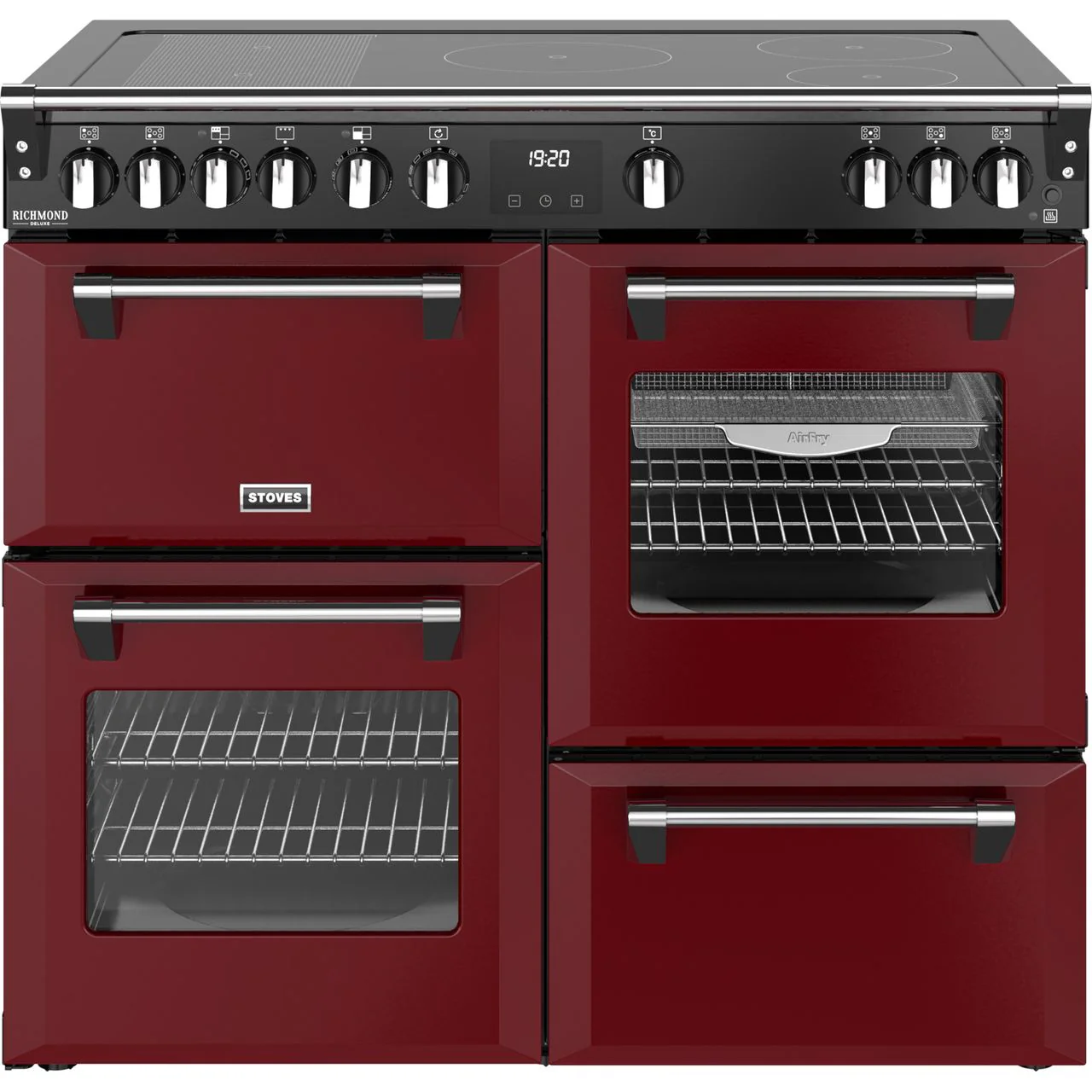 Stoves Richmond Deluxe 100Ei 100cm wide Electric Range Cooker with Induction Hob - A Rated - Image 4