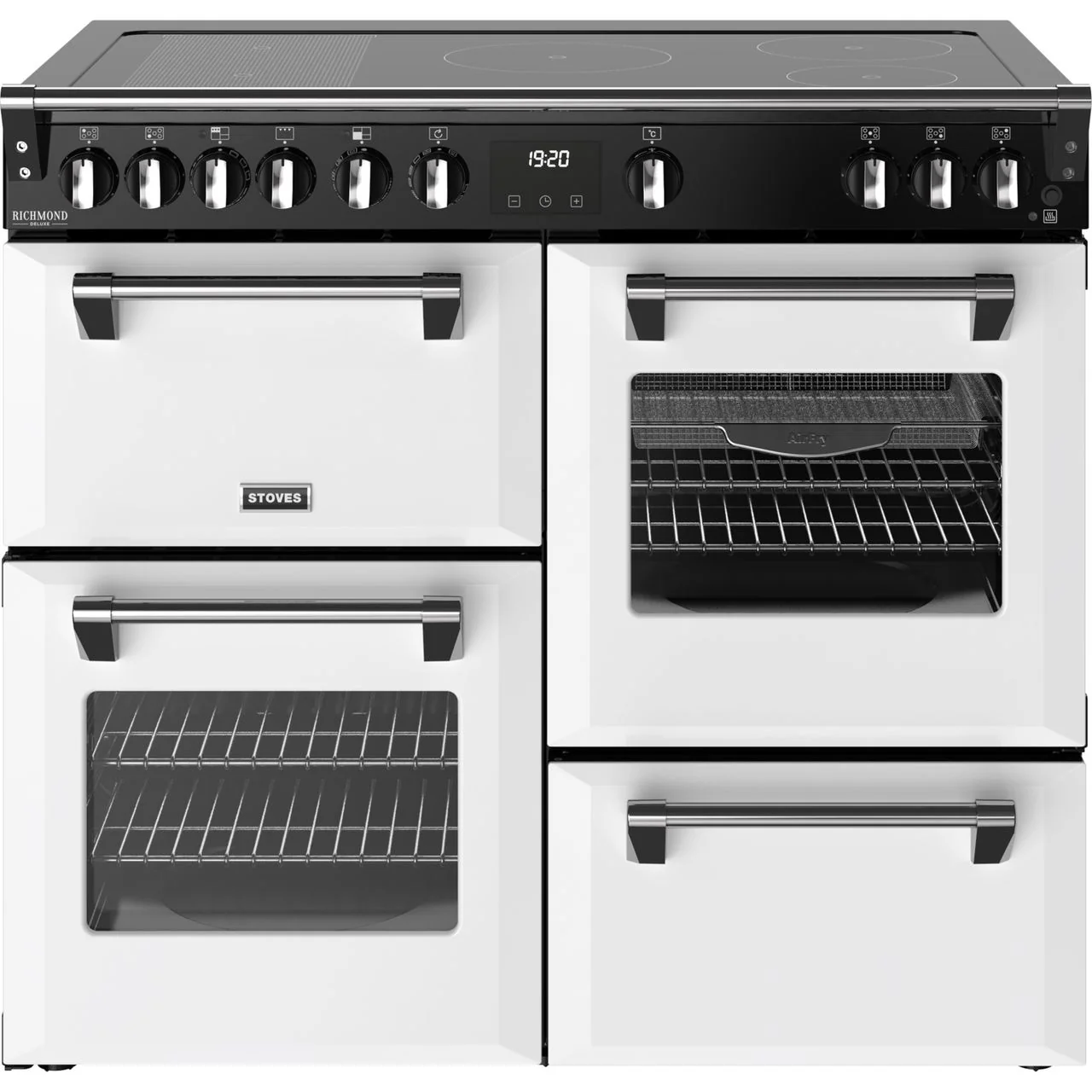 Stoves Richmond Deluxe 100Ei 100cm wide Electric Range Cooker with Induction Hob - A Rated - Image 5