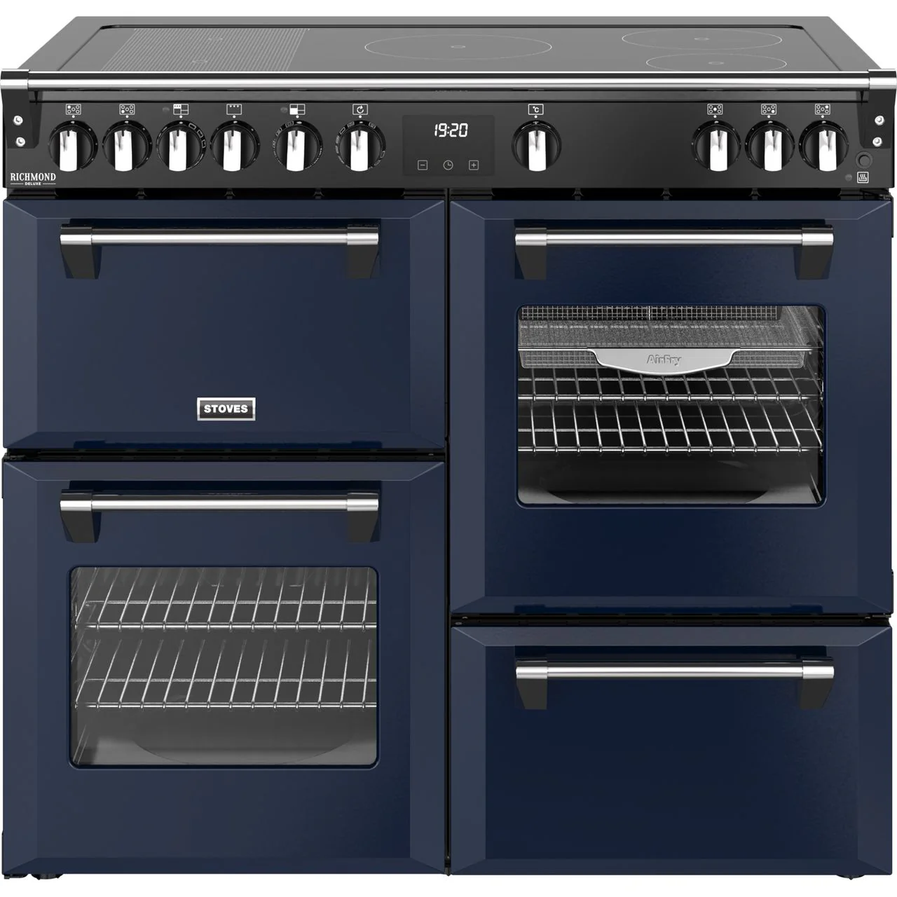 Stoves Richmond Deluxe 100Ei 100cm wide Electric Range Cooker with Induction Hob - A Rated - Image 6