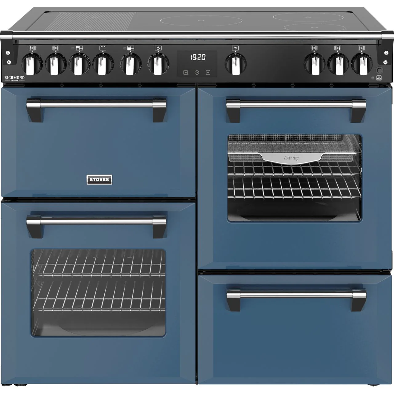Stoves Richmond Deluxe 100Ei 100cm wide Electric Range Cooker with Induction Hob - A Rated - Image 7