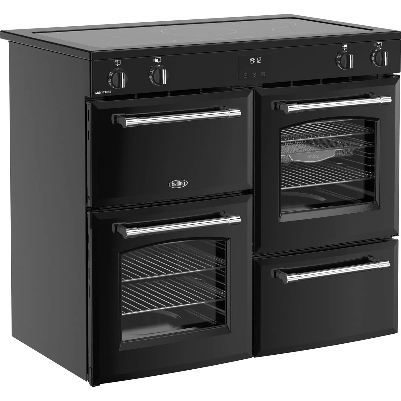 Stoves Richmond Deluxe 100Ei 100cm wide Electric Range Cooker with Induction Hob - A Rated - Image 3