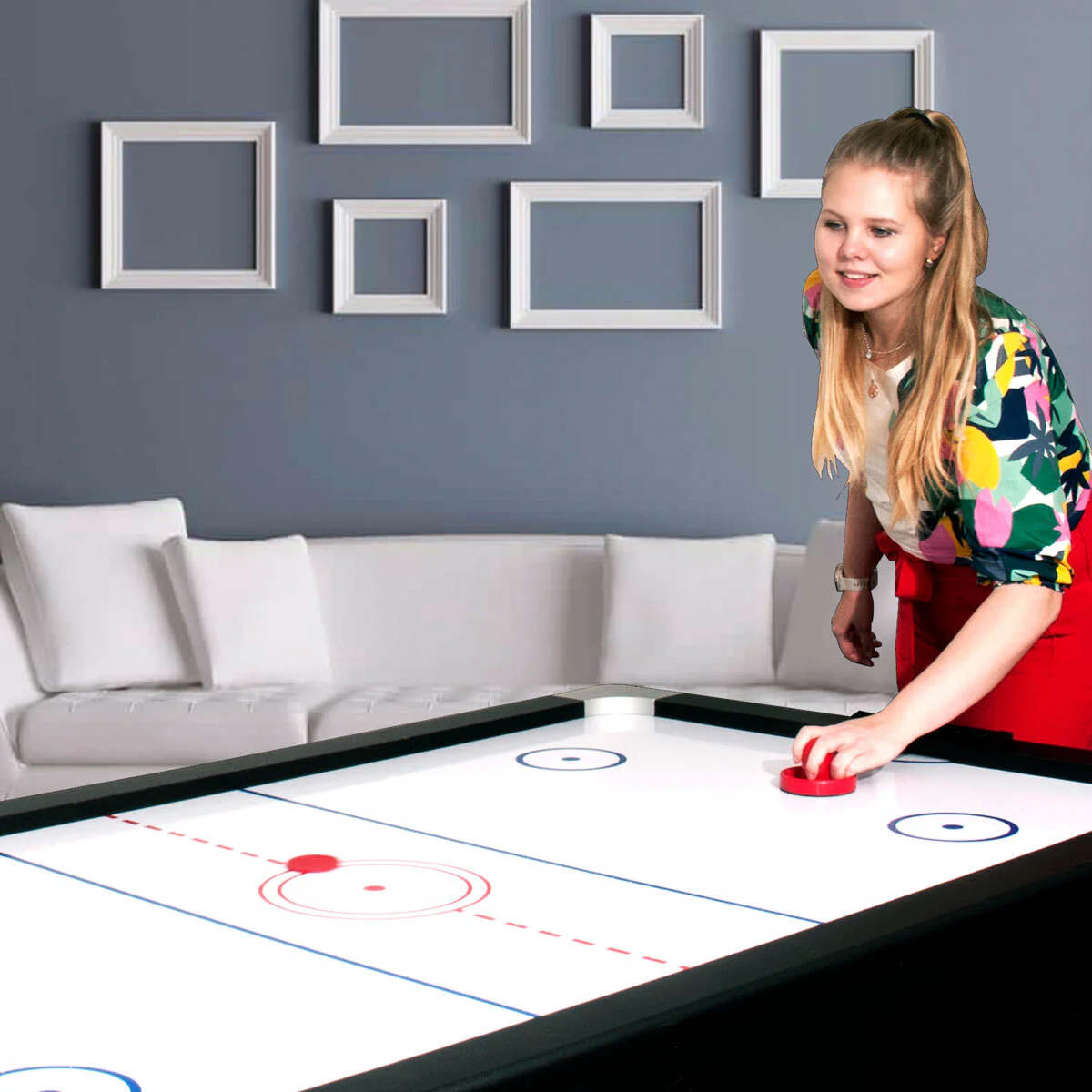Sure Shot 4 in 1 Multifunctional Games Table - Pool, Air hockey and Table Tennis, as well as a dining table multi game table - Image 7