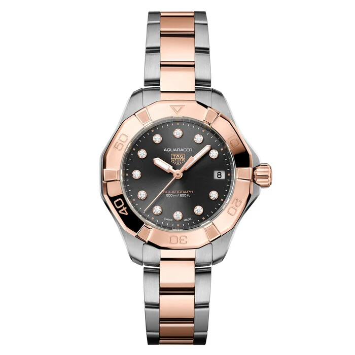 TAG Heuer Aquaracer Professional 200 Solargraph 34mm Ladies Watch Black Luxury Watch WBP1324.BB0005