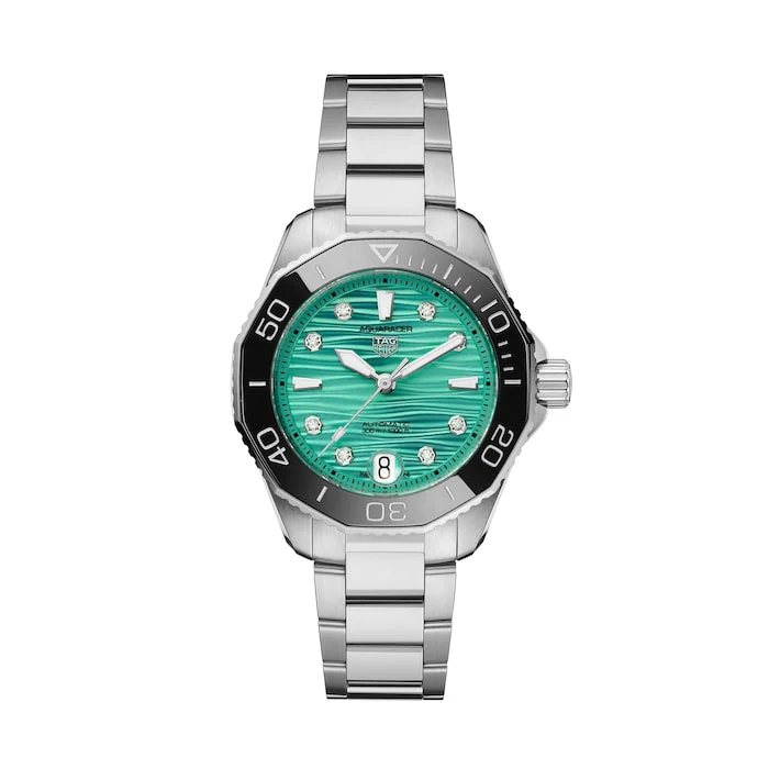 TAG Heuer Aquaracer Professional 300 36mm Ladies Watch Turquoise Luxury Watch Swiss Made WBP231K.BA0618
