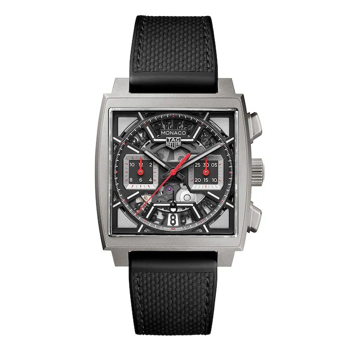 TAG Heuer Automatic 39mm Men’s Watch with Black Material Dial, Titanium Case, 100m Water Resistant / CBL2183.FT6236