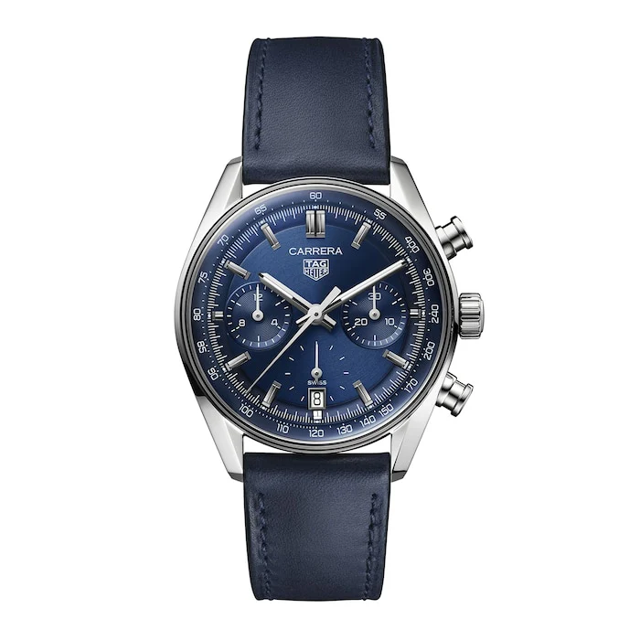 TAG Heuer Automatic 39mm Men’s Watch with Blue Material Dial, Stainless Steel Case, 100m Water Resistant / CBS2212.FC6535