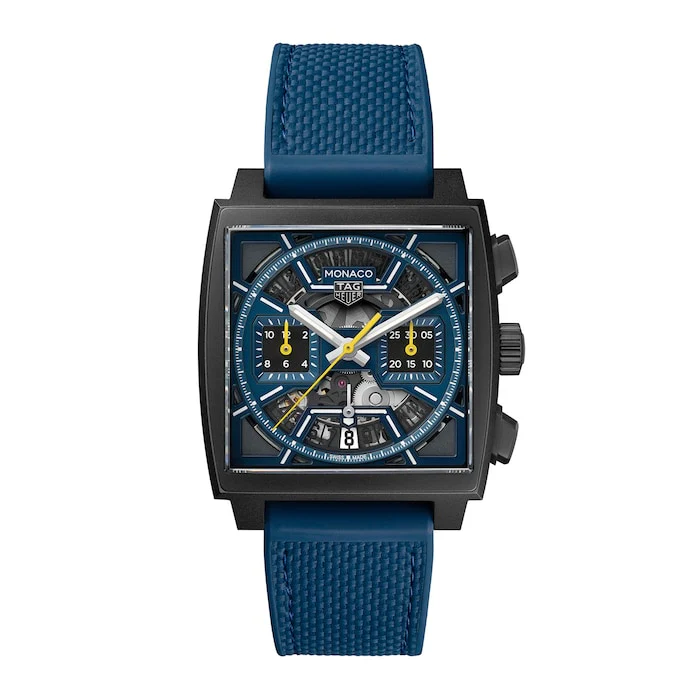 TAG Heuer Automatic 39mm Men’s Watch with Skeleton Material Dial, Titanium Case, 100m Water Resistant / CBL2188.FT6261