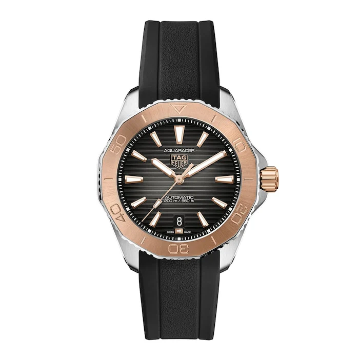 TAG Heuer Automatic 40mm Men’s Watch with Black Material Dial, Stainless Steel Case, 200m Water Resistant / WBP2151.FT6199