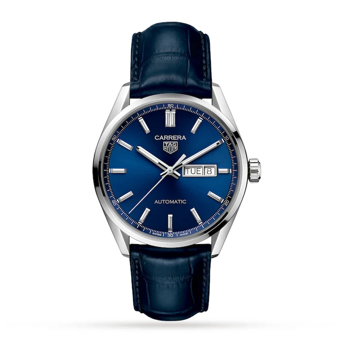 TAG Heuer Automatic 41mm Men’s Watch with Blue Material Dial, Stainless Steel Case, 100m Water Resistant / WBN2012.FC6502