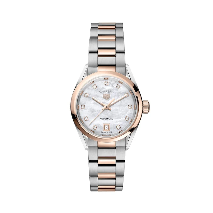 TAG Heuer Carrera 29mm Bicolour Ladies Watch Luxury Watch Swiss Made High Precision Movement WBN2450.BD0569
