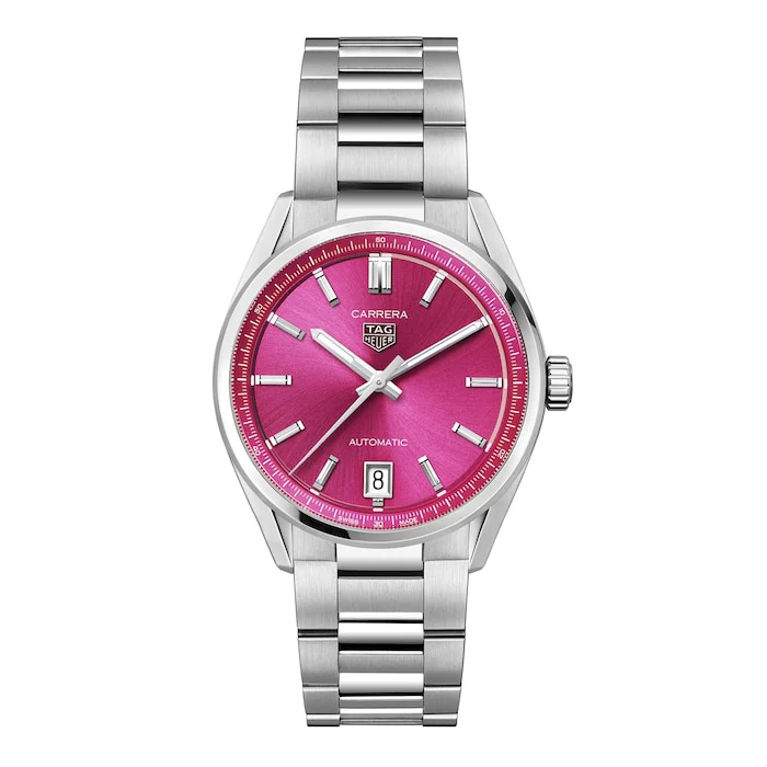 TAG Heuer Carrera Date 36mm Unisex Watch Pink Luxury Watch Swiss Made High Precision Movement WBN2313.BA0001