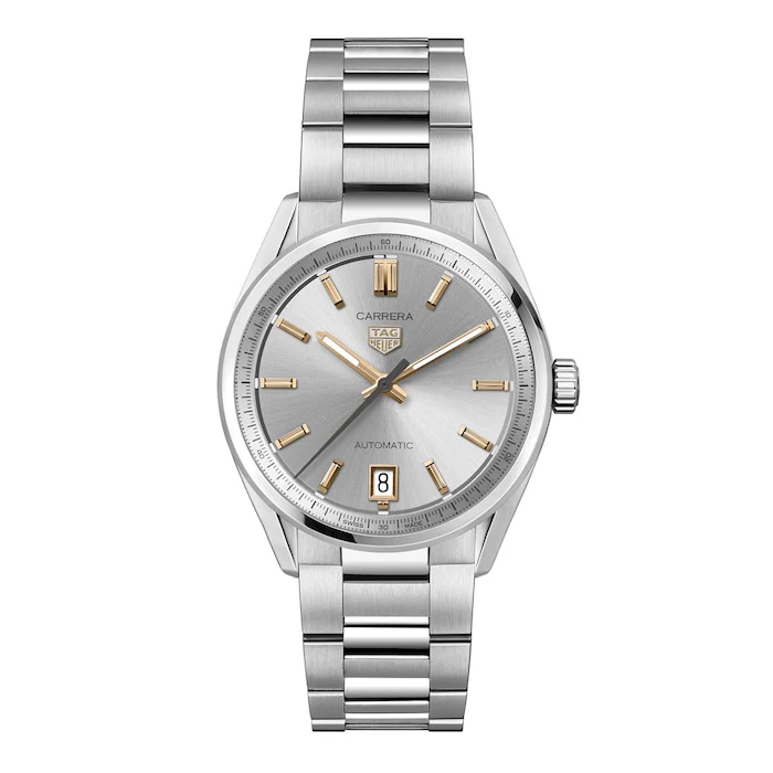 TAG Heuer Carrera Date 36mm Unisex Watch Silver Luxury Watch Swiss Made High Precision Movement WBN2310.BA0001