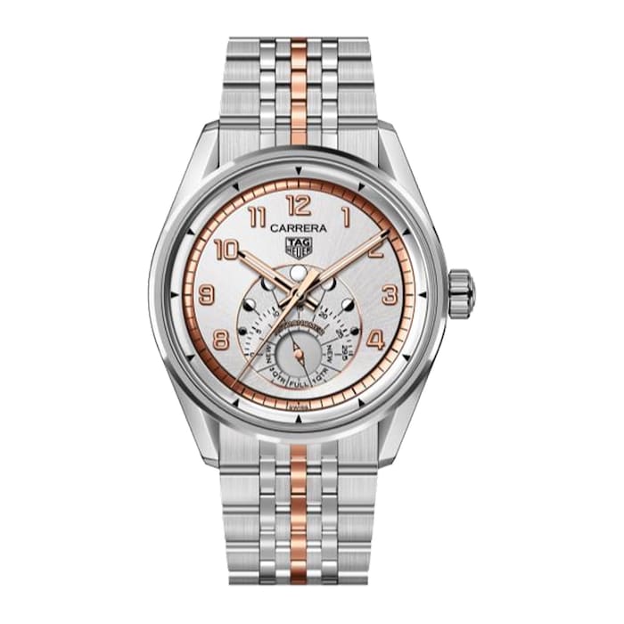TAG Heuer Elegance Automatic 39mm Men’s Watch with Silver Material Dial, Stainless Steel Case & Bracelet, 100m Water Resistant / WBX2111.BD0002