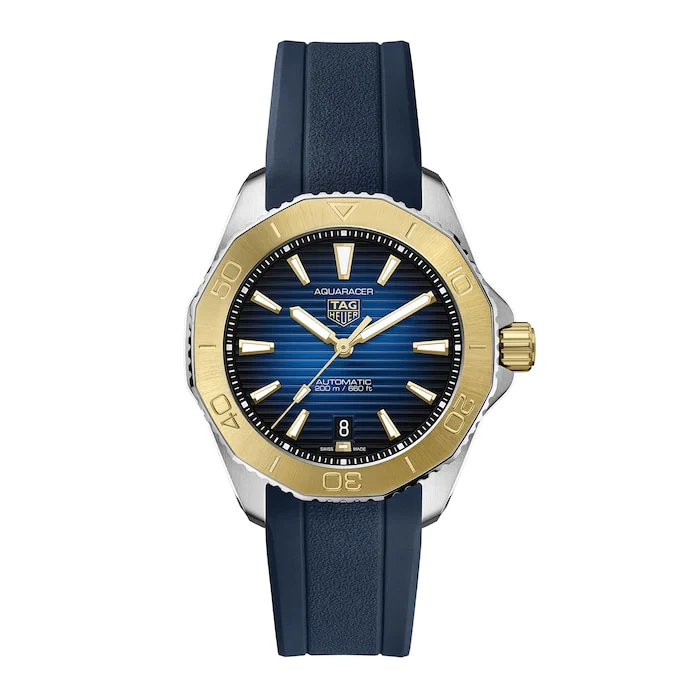TAG Heuer Elegance Automatic 40mm Men’s Watch with Blue Material Dial, Stainless Steel Case, 200m Water Resistant / WBP2150.FT6210