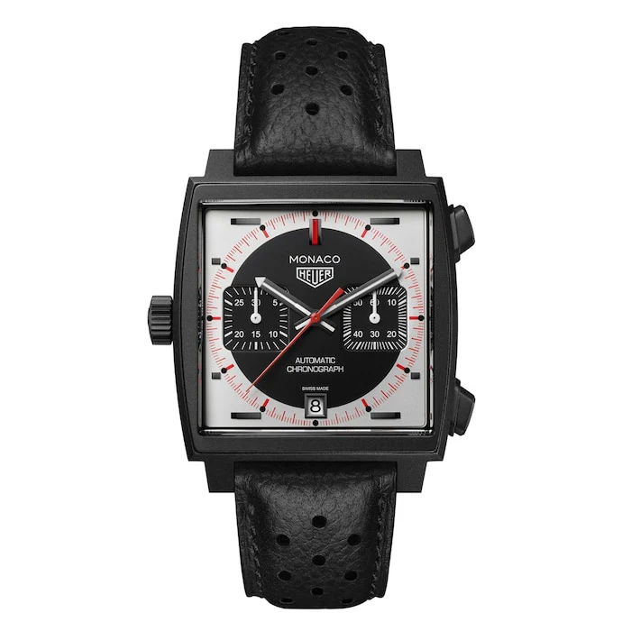 TAG Heuer Heritage Automatic 39mm Men’s Watch with Black Material Dial, Titanium Case, 100m Water Resistant / CAW218F.FC6356