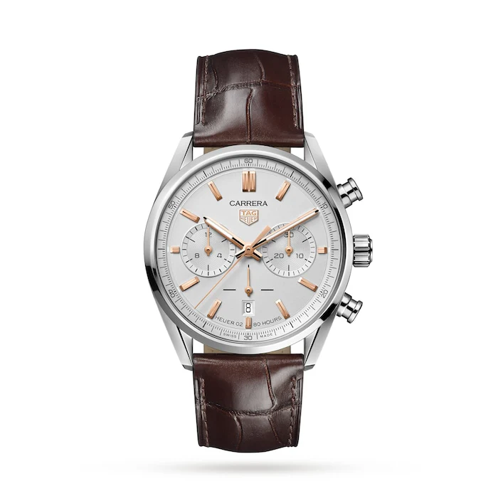 TAG Heuer Heritage Automatic 42mm Men’s Watch with Silver Material Dial, Stainless Steel Case, 100m Water Resistant / CBN2013.FC6483