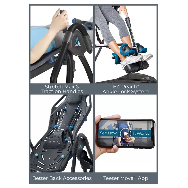 Teeter FitSpine LX9 Plus Inversion Table with Comfort Cushion - Image 3