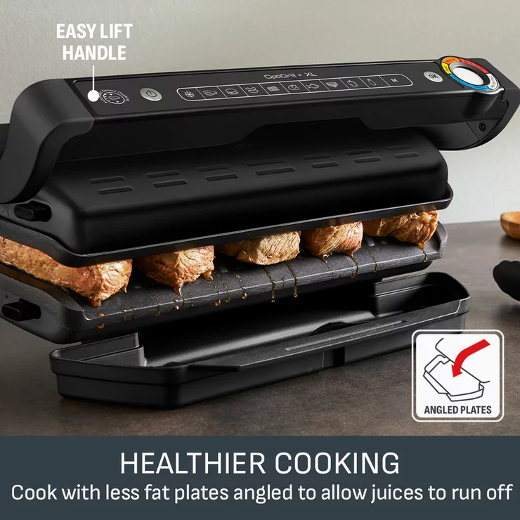 Tefal Optigrill XL, Matt Black, GC7278G1 - Image 7