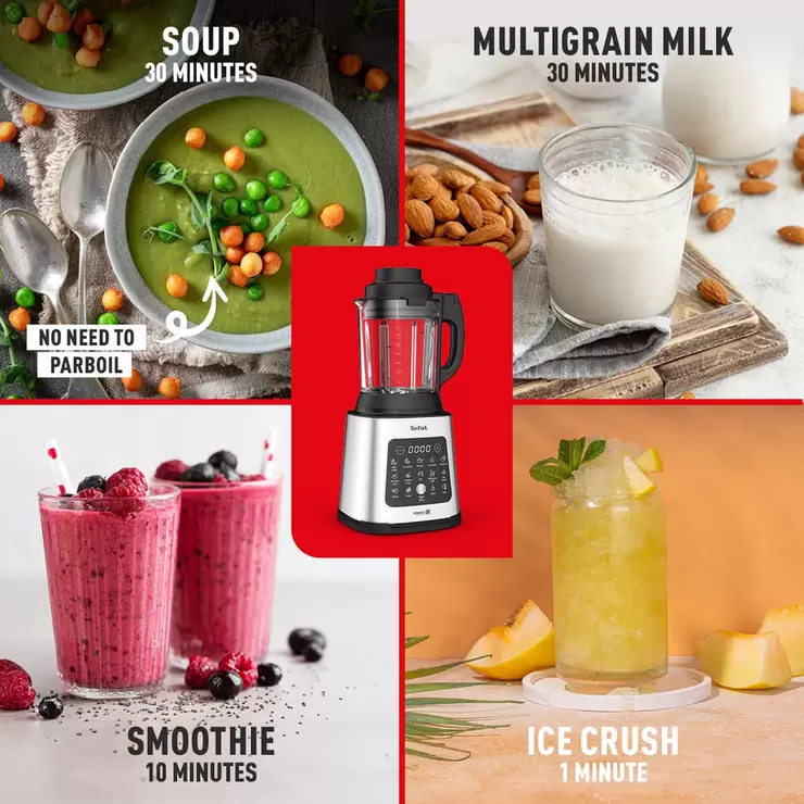 Tefal PerfectMix Cook, Blender & Cooker in Stainless Steel, BL83SD65 - Image 3