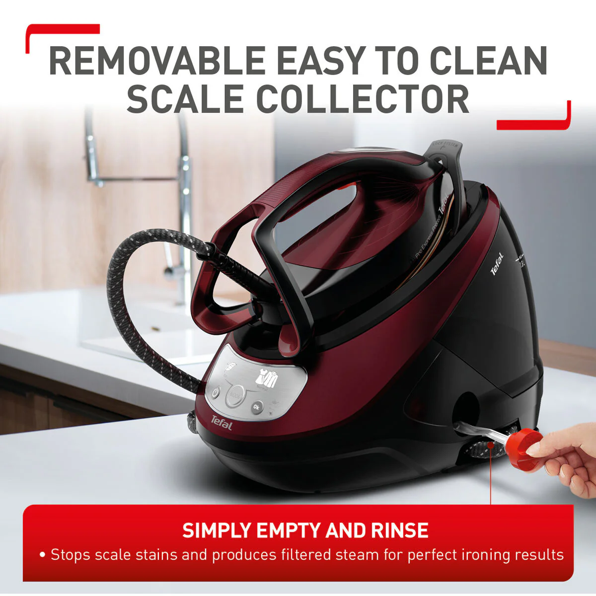 Tefal Pro Express Protect High Pressure Steam Generator Iron, GV9230G0 - Image 4