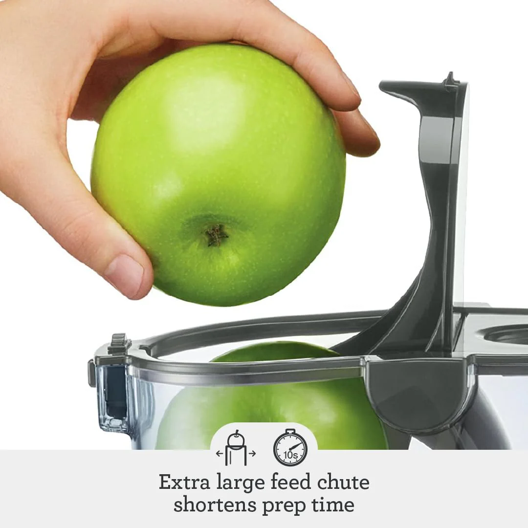 The Sage Big Squeeze Juicer, Brushed Stainless Steel, SJS700SIL - Image 5