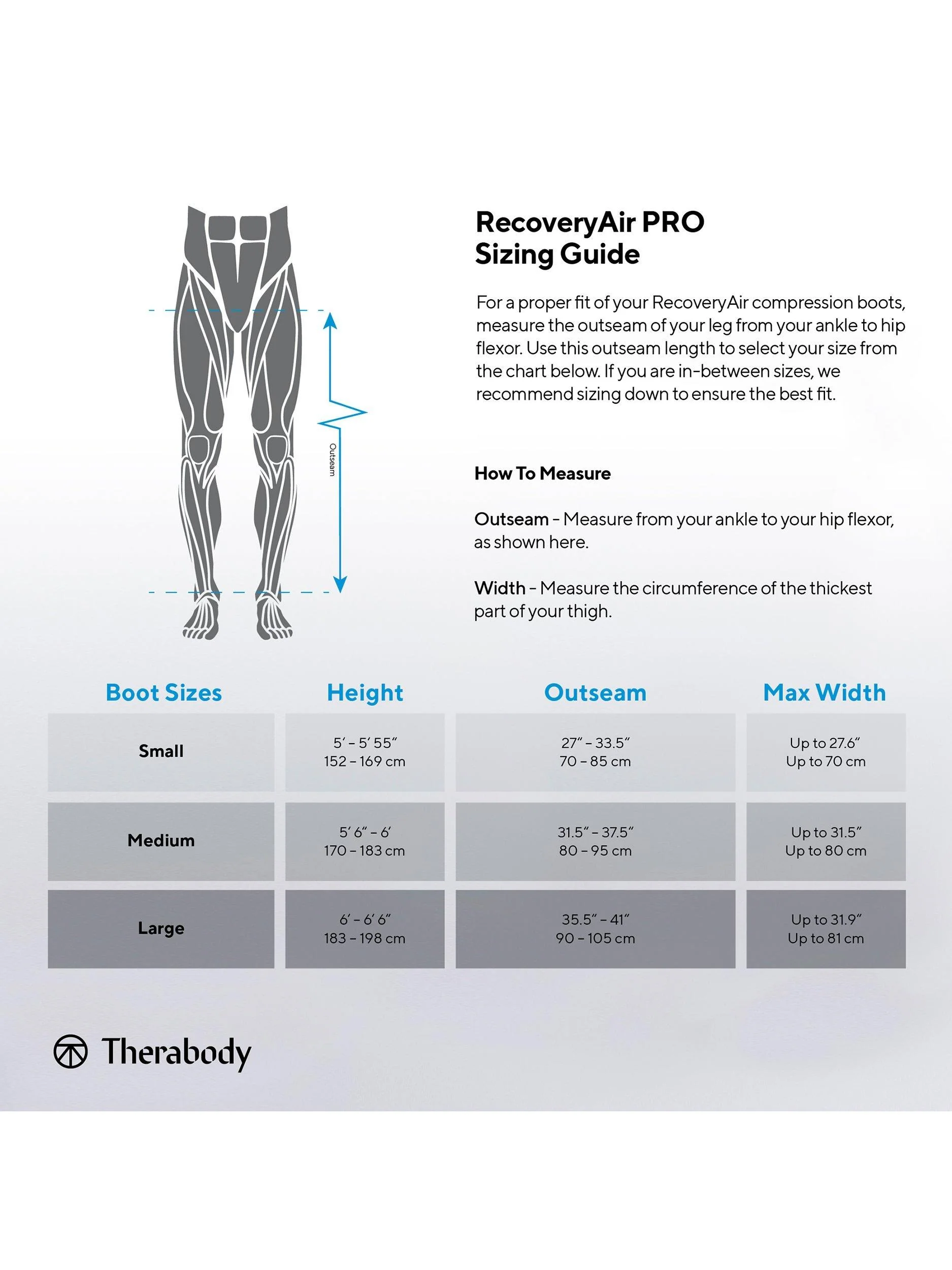 Therabody RecoveryAir Pro Pneumatic Compression Boots, Medium - Image 5