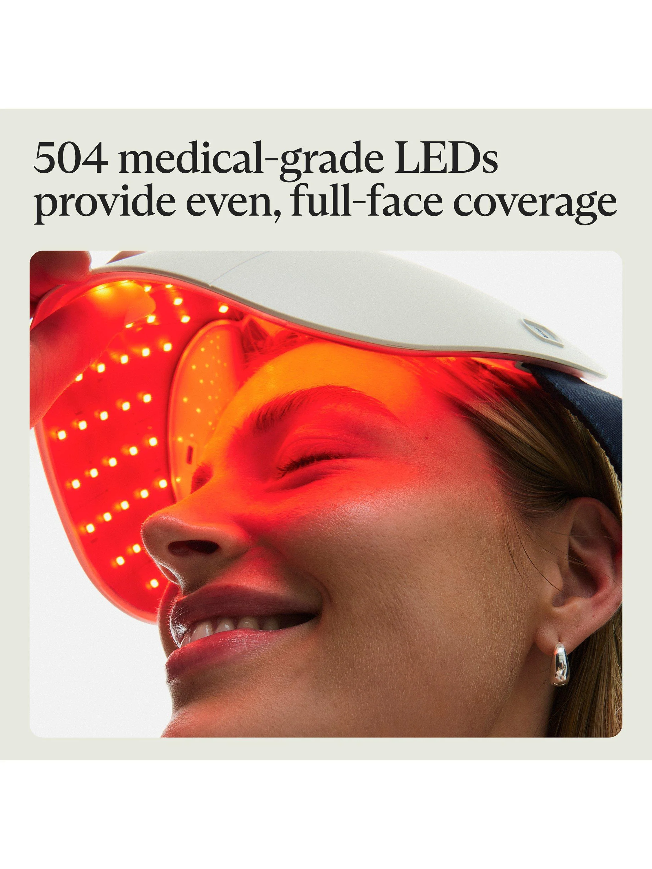Therabody TheraFace Mask Glo Cordless LED Skincare Mask with Relaxing Massage - Image 3