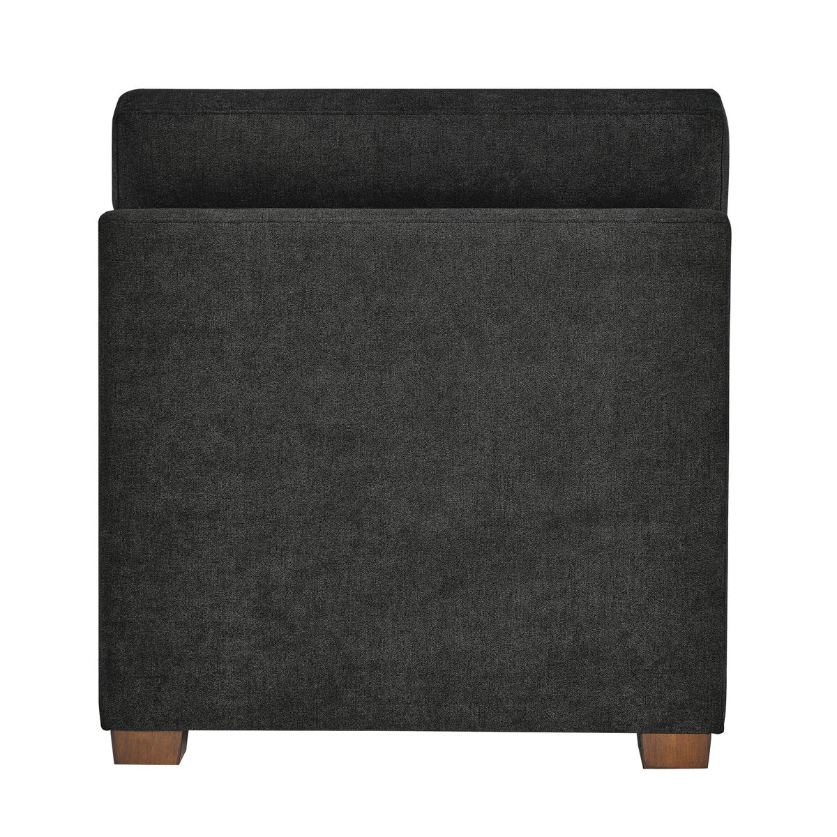 Thomasville Tisdale Dark Grey Fabric Armless Chair - Image 7