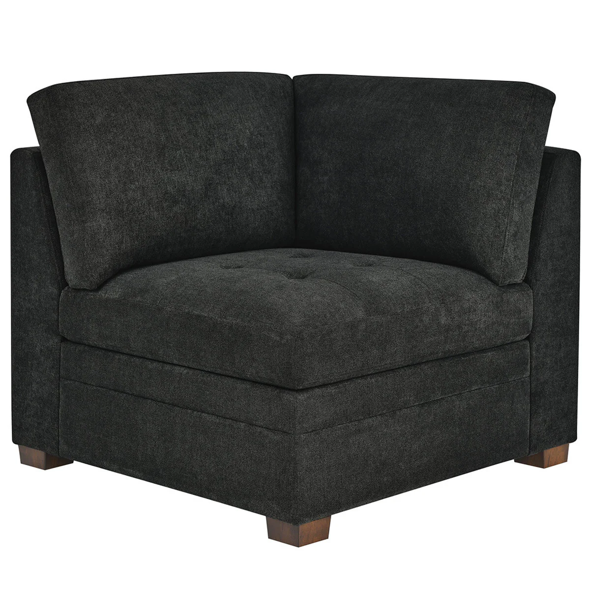 Thomasville Tisdale Dark Grey Fabric Corner Chair - Image 5