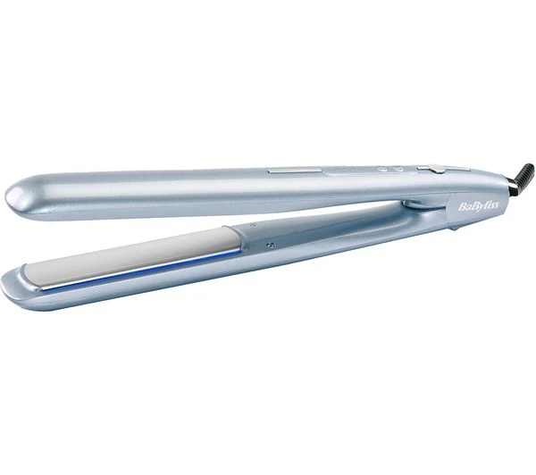 TieDex UK BABYLISS Hydro-Fusion Anti-Frizz Hair Straightener - Ice Teal Blue