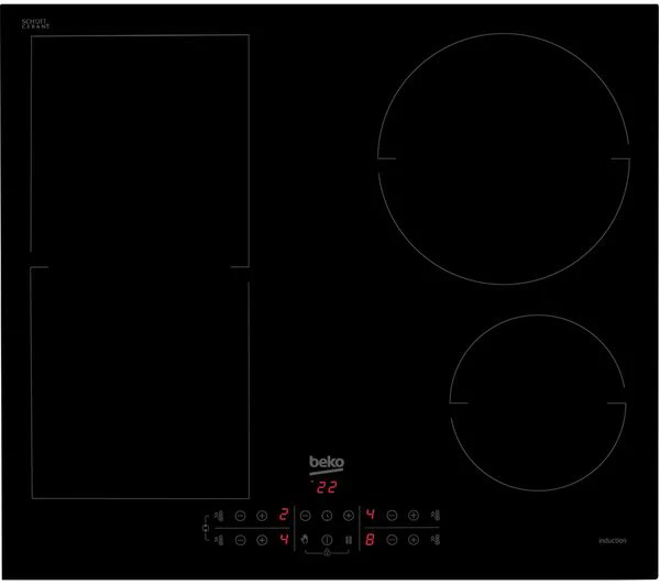 TieDex UK BEKO Pro HII64201MT 58 cm Electric Induction Hob - Black