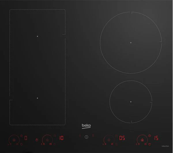 TieDex UK BEKO Pro HII64820UFT 58 cm Induction Hob - Black