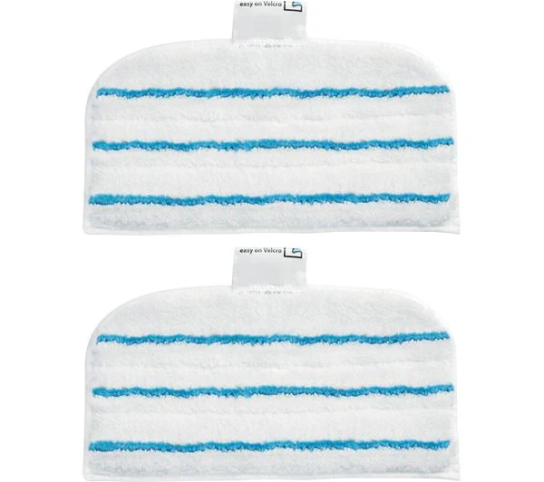 TieDex UK BLACK + DECKER Replacement Microfibre Steam Mop Pads - Pack of 2