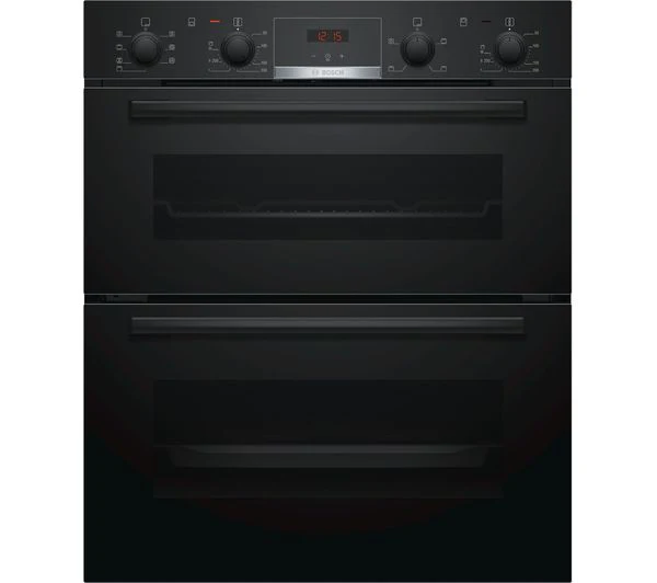 TieDex UK BOSCH Series 4 NBS533BB0B Electric Built-under Double Oven - Black