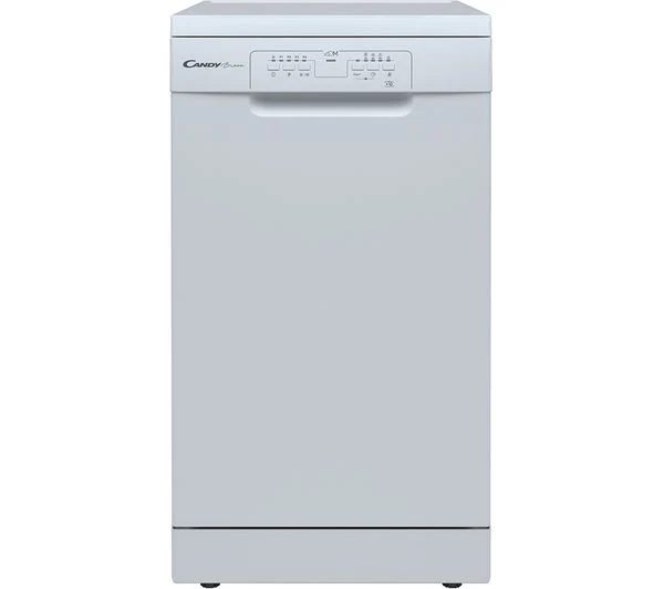 TieDex UK CANDY Brava CDPH 2L1049W-80 Slimline Dishwasher - White