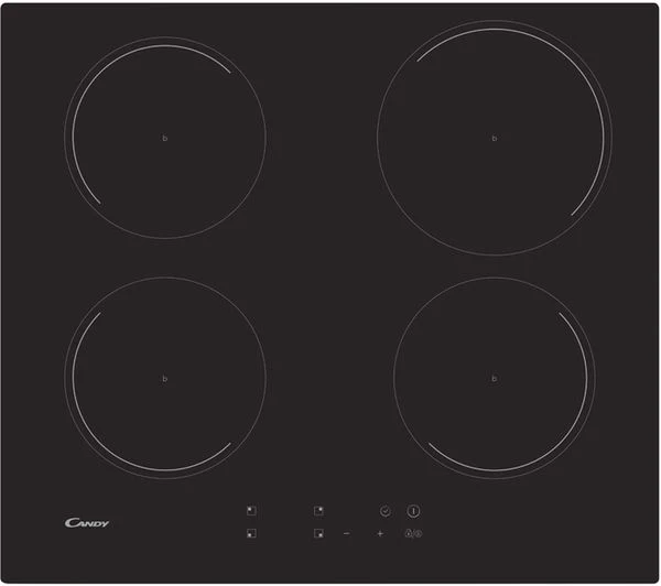 TieDex UK CANDY CI642C/E1 59 cm Electric Induction Hob - Black