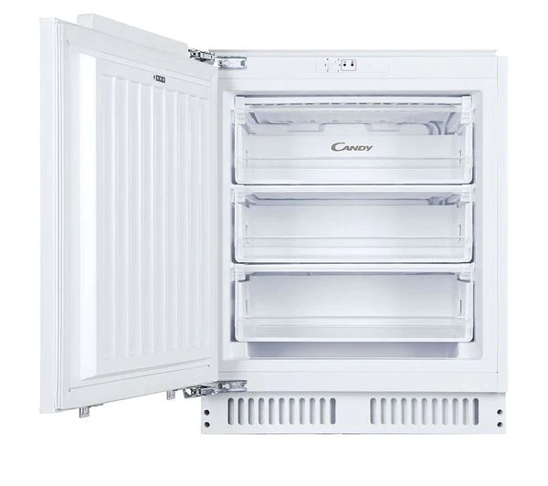 TieDex UK CANDY CUS68EWK Integrated Undercounter Freezer - Fixed Hinge