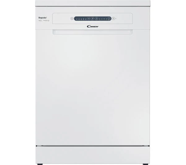 TieDex UK CANDY Rapido CF 3E9L0W Full-size WiFi-enabled Dishwasher - White