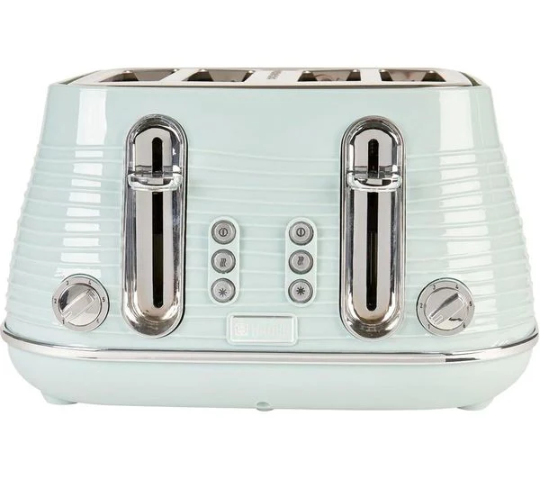 TieDex UK HADEN Devon 204462 4-Slice Toaster - Eucalyptus