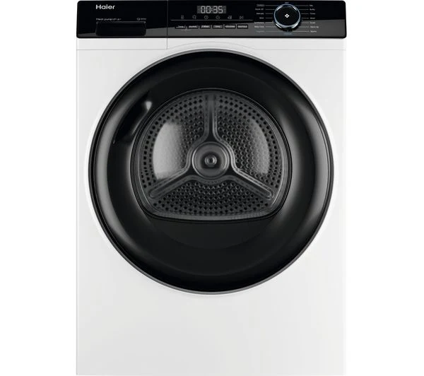 TieDex UK HAIER I Pro Series 3 HD100-A2939 10 kg Heat Pump Tumble Dryer - White