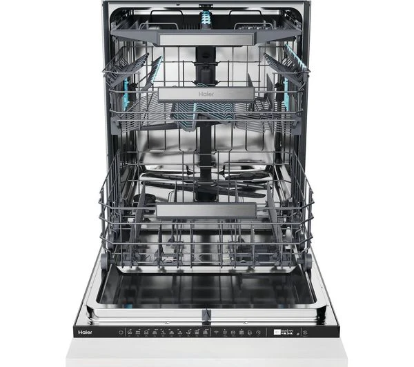 TieDex UK HAIER XS 4A4M4PB-80 Full-size Fully Integrated WiFi-enabled Dishwasher