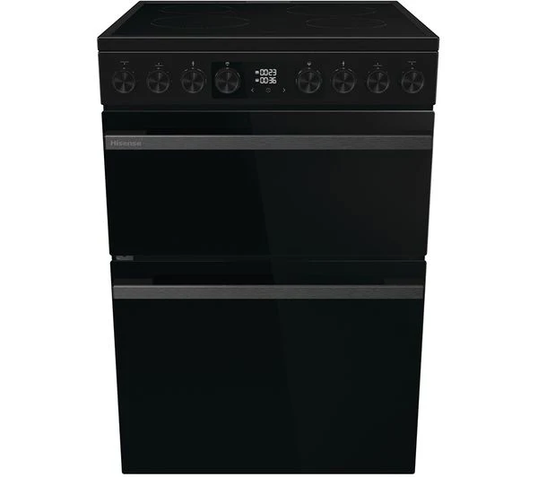 TieDex UK HISENSE Hi6 Max 80/50L HDCEC6C20B 60cm Electric Ceramic Cooker - Jet Black